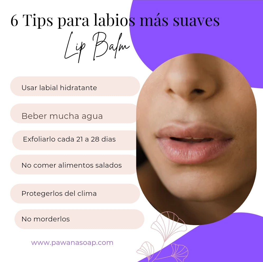 6 Tips para Labios mas Suaves